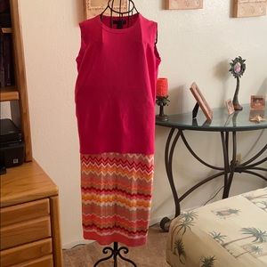 NWT Hot pink sweater with matching sweaters skirt